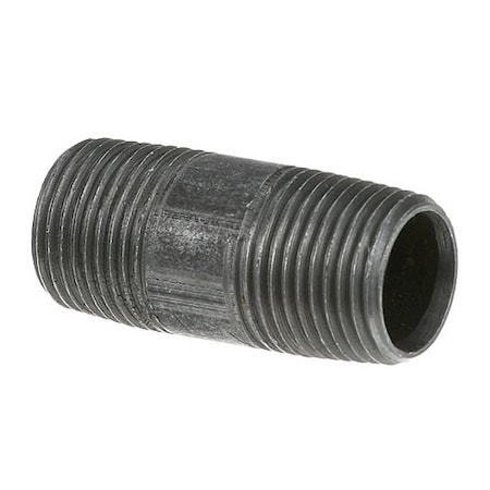 Allpoints Black Iron Nipple 3/8" X 1-1/2" 263110